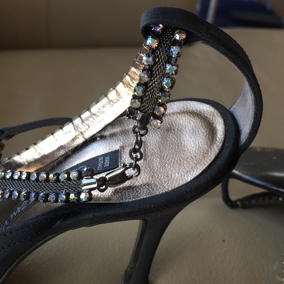 Giuseppe Zanotti Rhinestone Heels -  Sz 7 1/2 - Picture 9 of 12